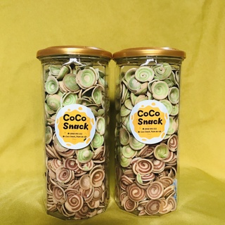 Bánh Tai Heo Nhí Mix 2 vị Ca cao & Matcha lon pet 300g