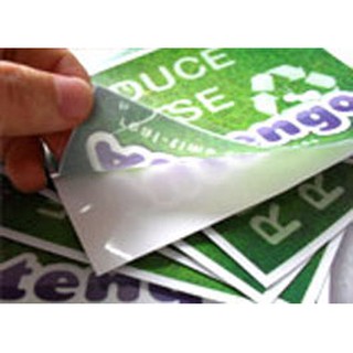 DECAL PVC TRONG DÙNG MỰC IN PHUN - KHỔ A3