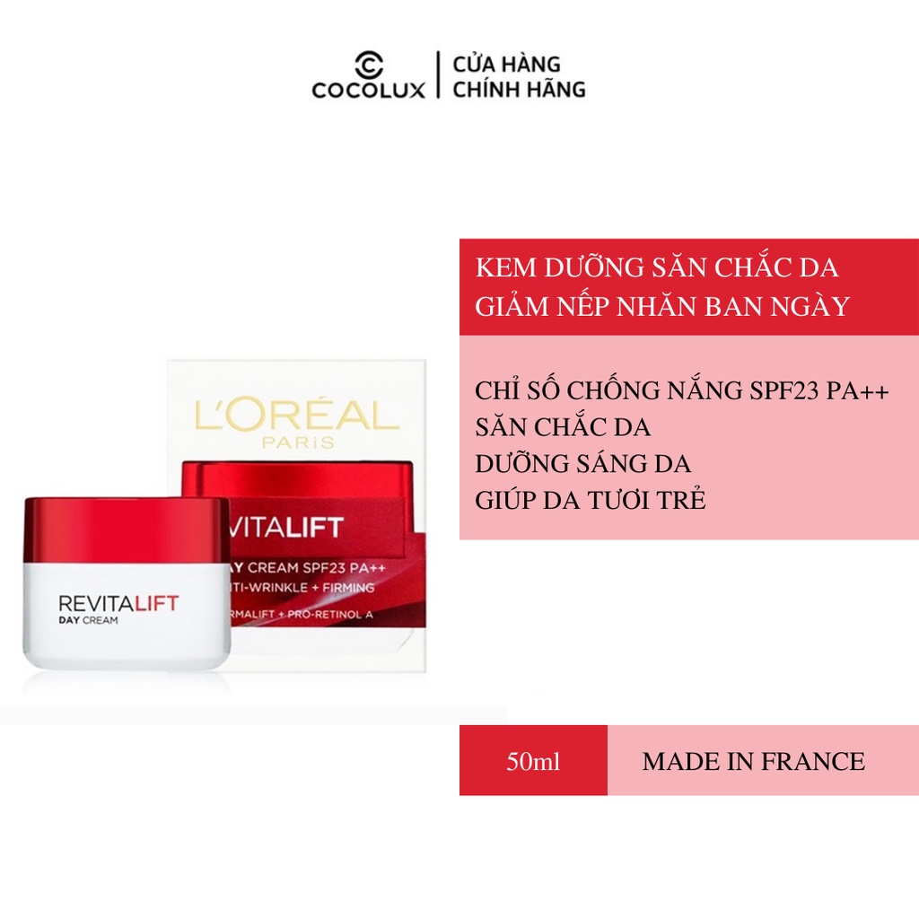 Kem Dưỡng Da Ngăn Ngừa Lão Hóa Ban Ngày Loreal SPF23 PA++ 50ml