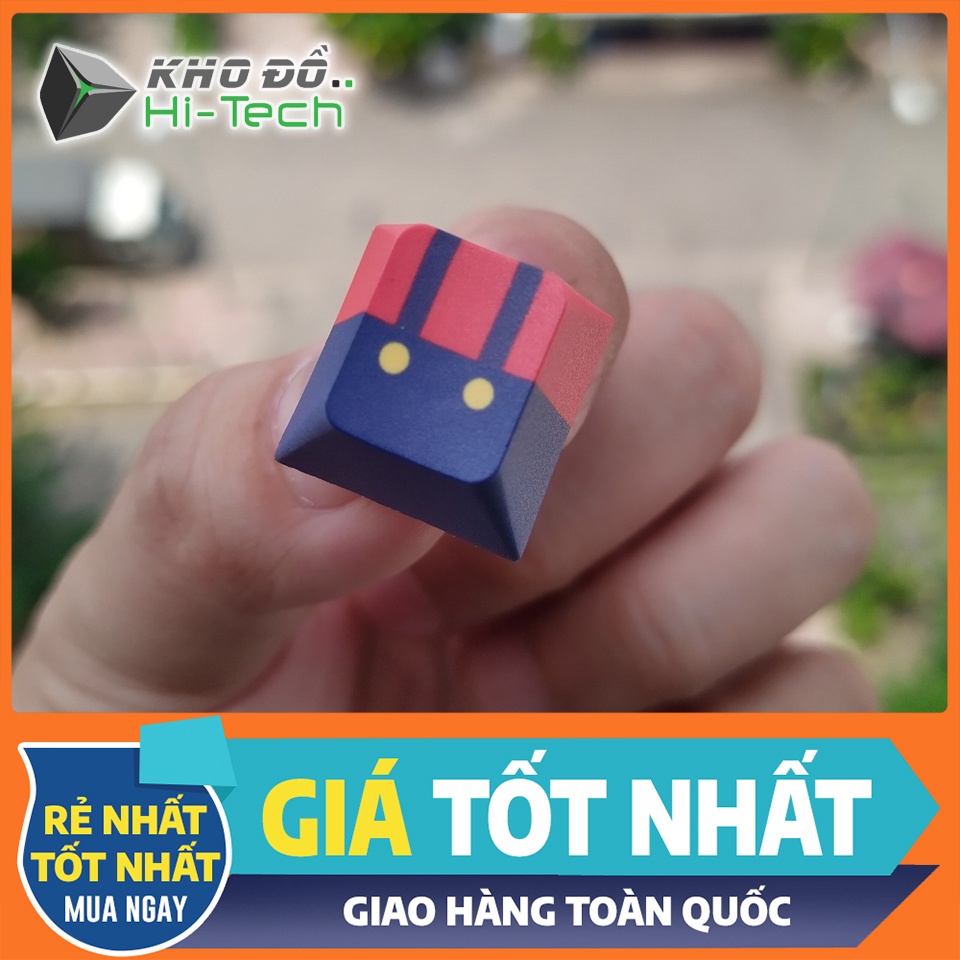 Keycap Mario lẻ  𝘍𝘳𝘦𝘦𝘴𝘩𝘪𝘱  cho bàn phím cơ. Chất liệu PBT dye-sub dày dặn, chắc chắn