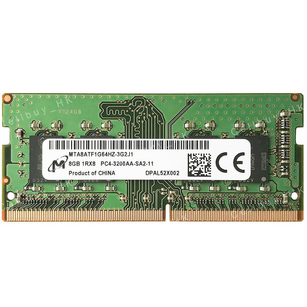 Ram Micron 8GB DDR4 3200MHz (1 mặt chíp) xử lý các dòng máy Laptop kén Ram không nhận đủ tốc độ