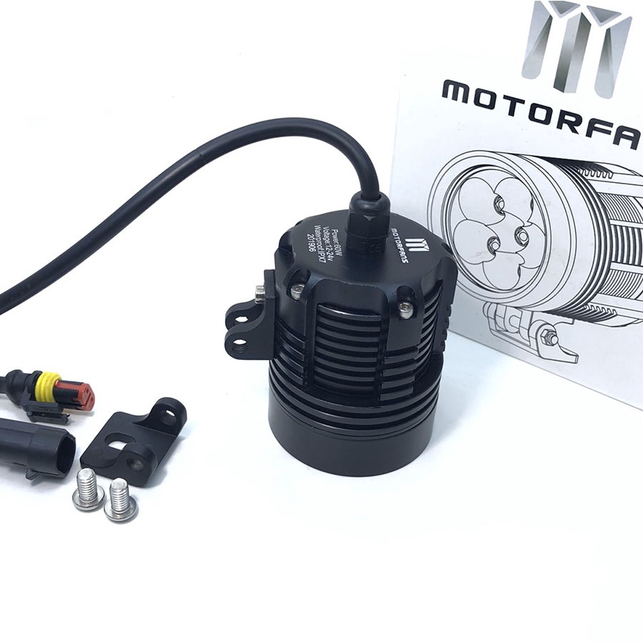 Đèn Trợ Sáng M6 MOTOFAN 2 Màu [ 1 Chiếc ]