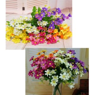 Hoa cúc giả cúc họa mi giả hoa lụa trang trí