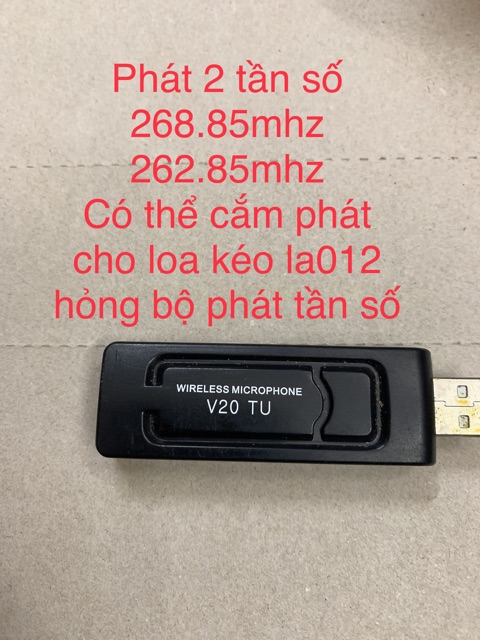 [Mã ELHACE giảm 4% đơn 300K] Đầu phát bluetooth cho loa hỏng mạch mic tần số 261.8mhz 268.85mhz