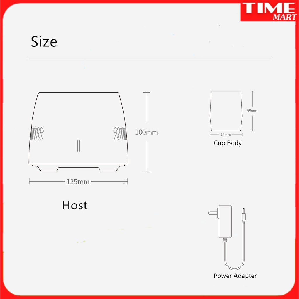 BỘ Máy Làm Lạnh Đồ Uống Xiaomi Nhanh Chống Điều Khiển Thông Minh Thiết Kế Nhỏ Gọn [TIME_MART siêu thị tiện ích gia đình]