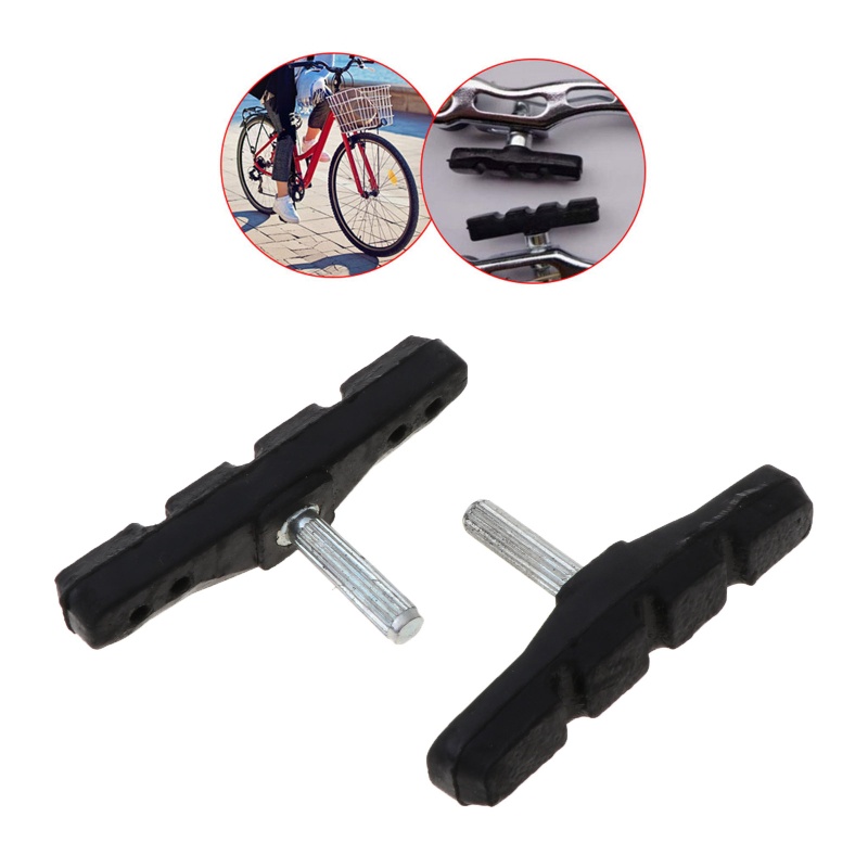 Set 2 Má Phanh Cao Su Không Gây Tiếng Ồn Dành Cho Xe Đạp Leo Núi
