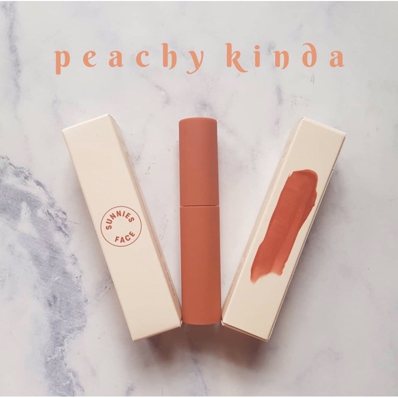 Son kem lì Sunnies Face Lip Dip, son kem bền màu mịn môi màu đẹ