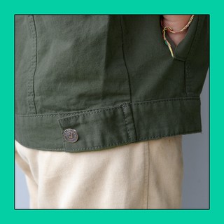 Áo Khoác Kaki Jacket (Màu Rêu)
