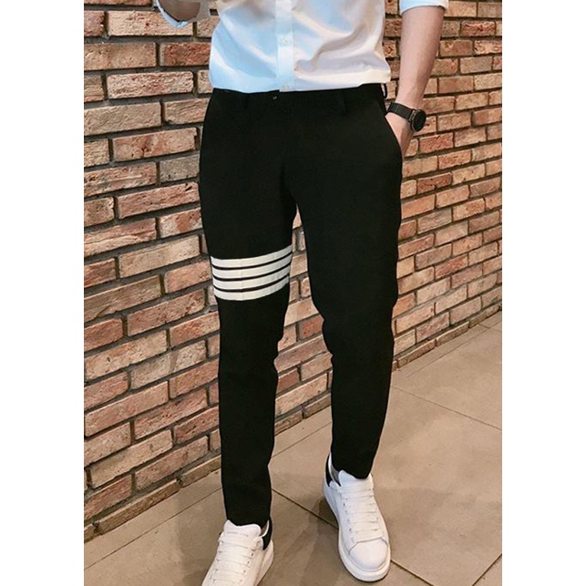 Quần Tây Xanh Than Dáng Vừa Chất Vải Âu Mềm Mịn Ôm Nhẹ Ống Côn Thời Trang