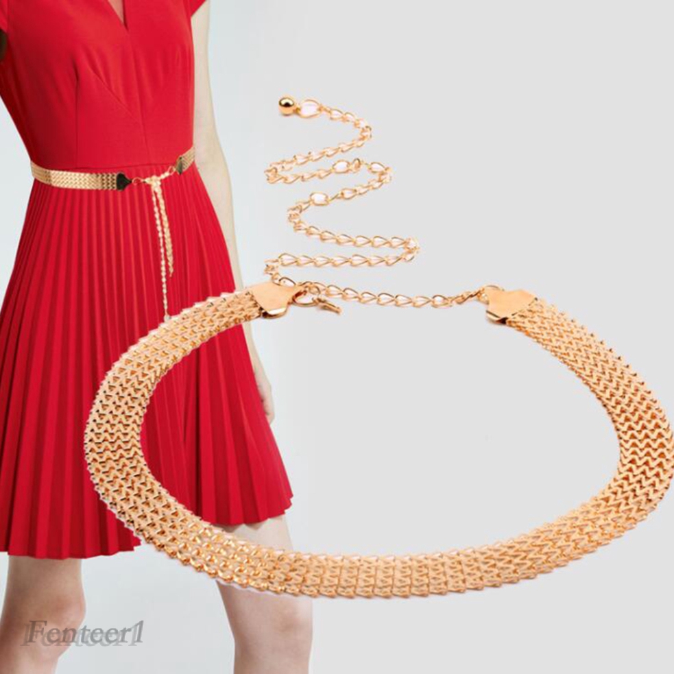 Thắt Lưng Hợp Kim Mạ Vàng Thời Trang Cho Nữ