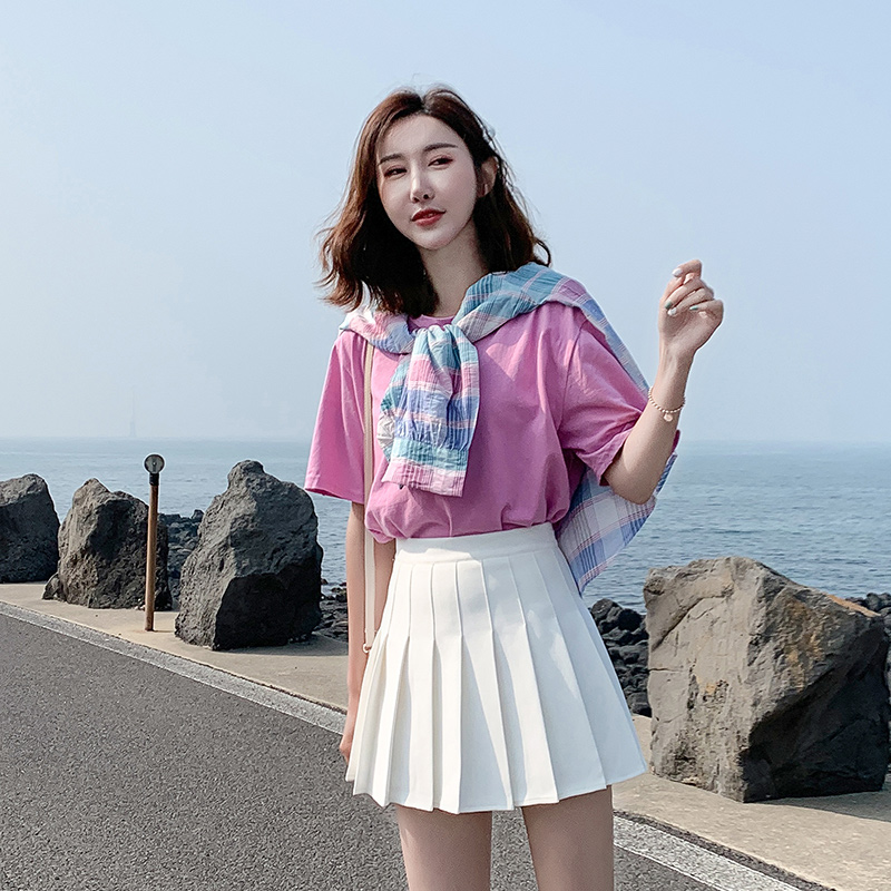 Chân Váy Chữ A Lưng Cao Phong Cách Hàn Quốc Thời Trang Cho Nữ | BigBuy360 - bigbuy360.vn