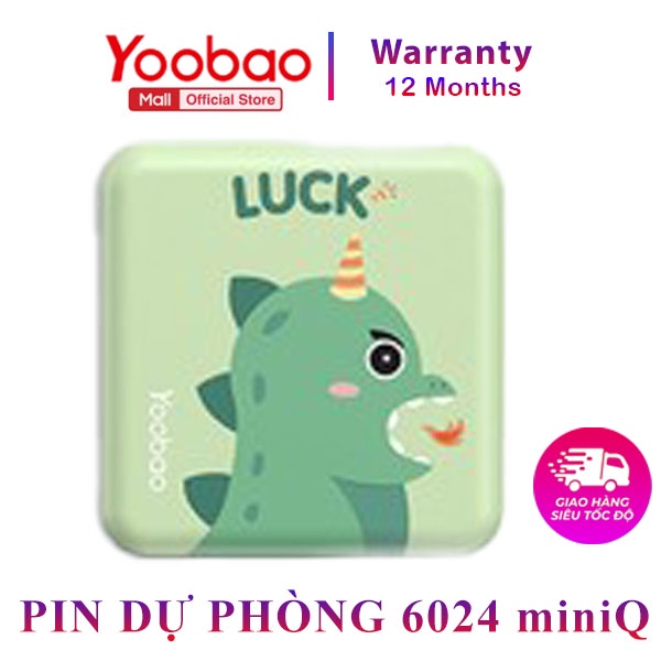 Sạc dự phòng mini 10000mAh Yoobao YB-6024 miniQ - Hàng chính hãng