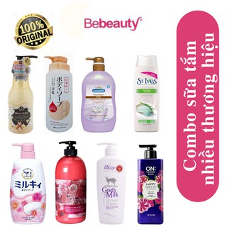 COM BO SỮA TẮM NHIỀU THƯƠNG HIỆU LỰA CHỌN