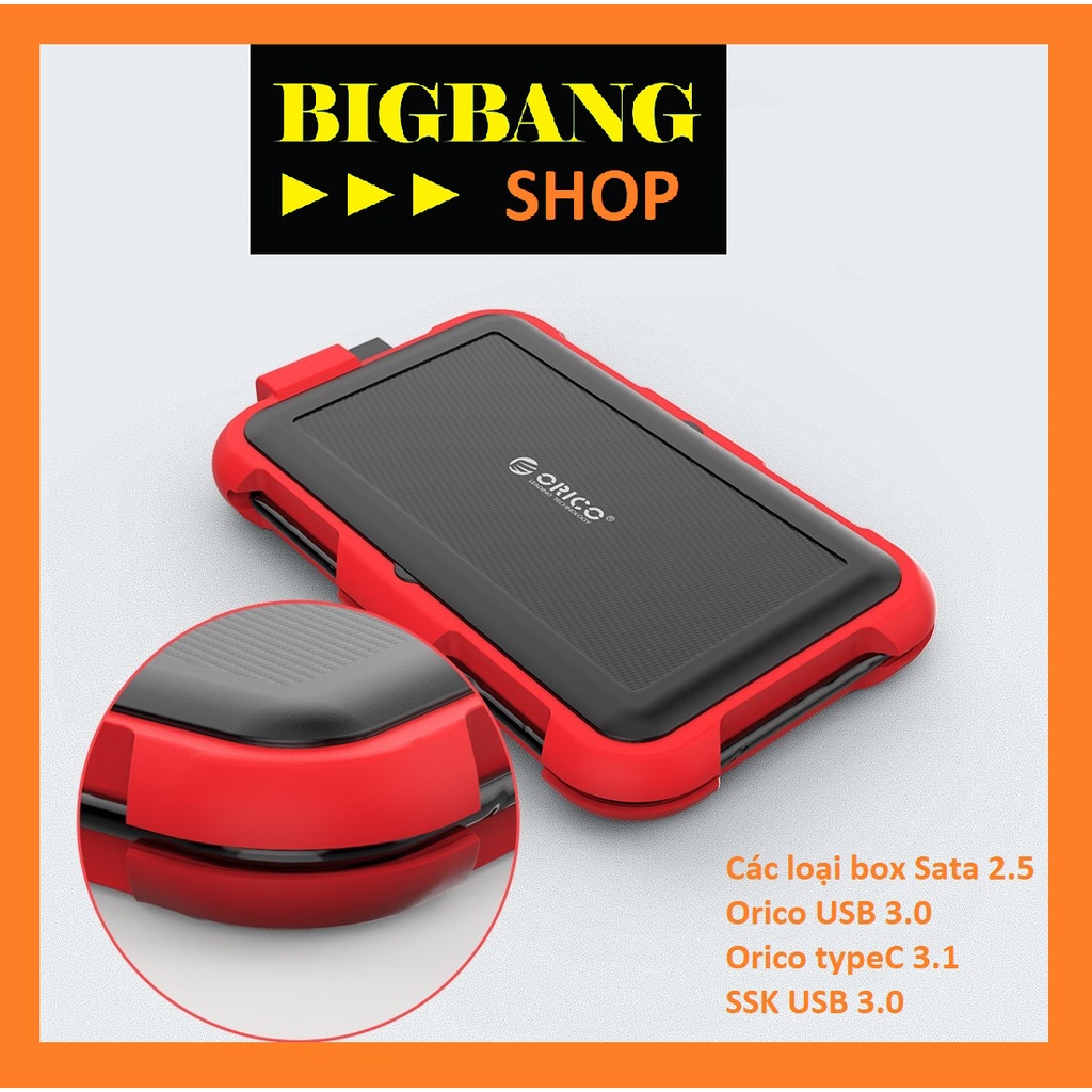 Box ổ cứng di động HDD, SSD chuẩn sata 2.5 - ORICO, SSK tốc độ 3.0, Bảo hành 1 năm