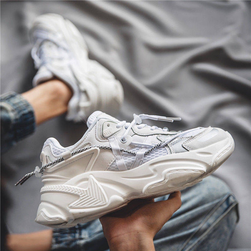 Giày thể thao nam tăng chiều cao Giày Thể Thao Màu Đen Nâng Chiều Cao Thời Trang Hàn Quốc