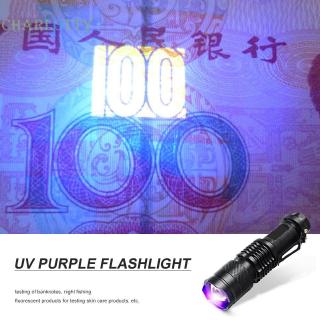 Đèn Pin Tia Uv Chalotty Xpe Q5 395 Có Thể Phóng To Dùng Để Soi Tiền Giả