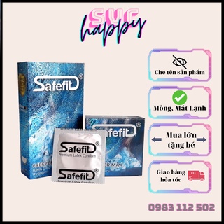 Bao cao su - Siêu mỏng mát lạnh Safefit Freezer Max