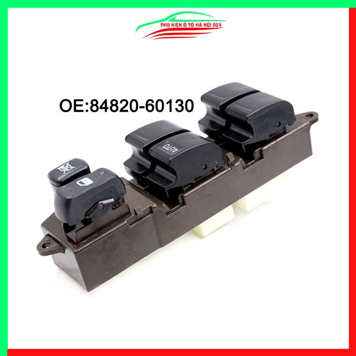 Công tắc kính tổng Landcruser 1998-2008, Corolla 1997-2004 mã 84820-60130/12340 nâng hạ kính lên xuống ô tô