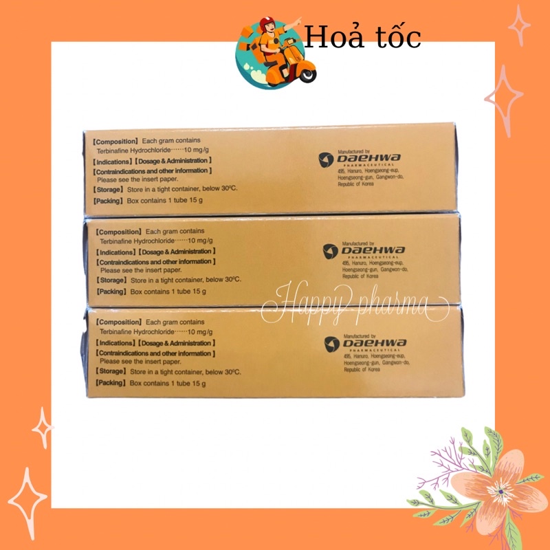 Tenafine Kem bôi nấm ngứa ngoài da