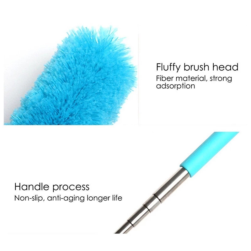 Chổi quét bụi bằng sợi micro có thể điều chỉnh tiện dụng cho phòng khách/ giường ngủ
