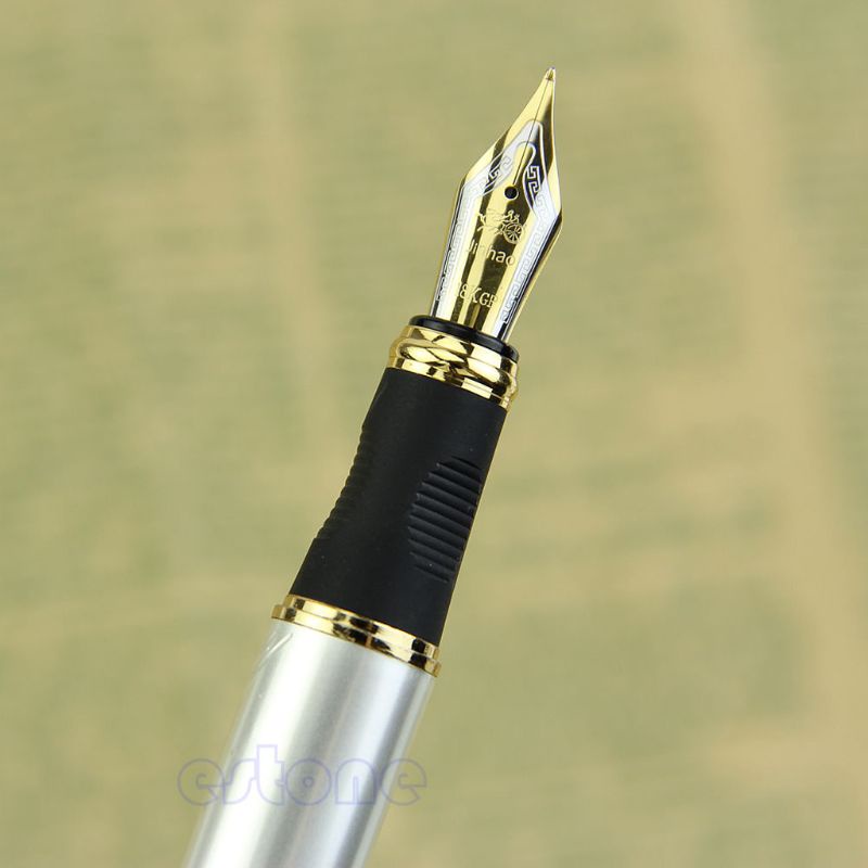 Goo New Jinhao X450 Bút Máy Ngòi Vừa Vỏ Vàng Sang Trọng Chất Lượng Cao