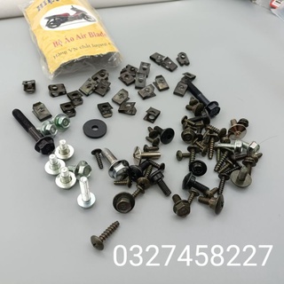 Bộ ốc vít, bu lông bắt nhựa dàn áo xe ga AIR Blade