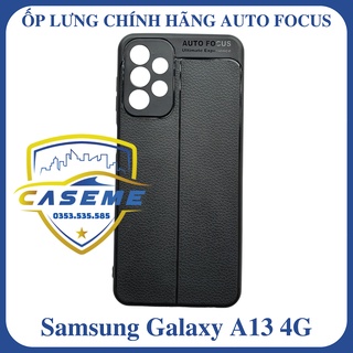 Ốp lưng cho Samsung Galaxy A13 4G silicon giả da, chống sốc Auto Focus
