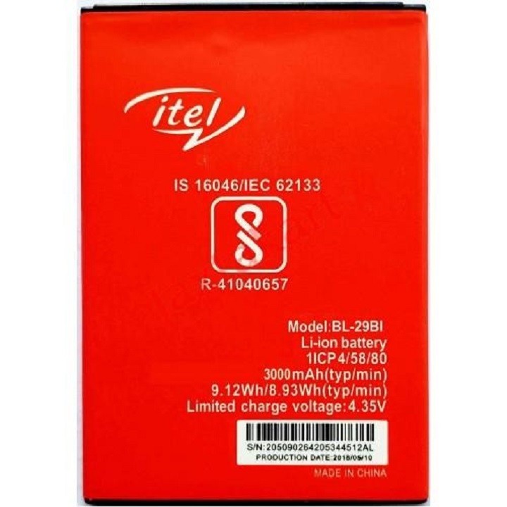 PIN ĐIỆN THOẠI ITEL A13 BL-24EI ZIN HÃNG