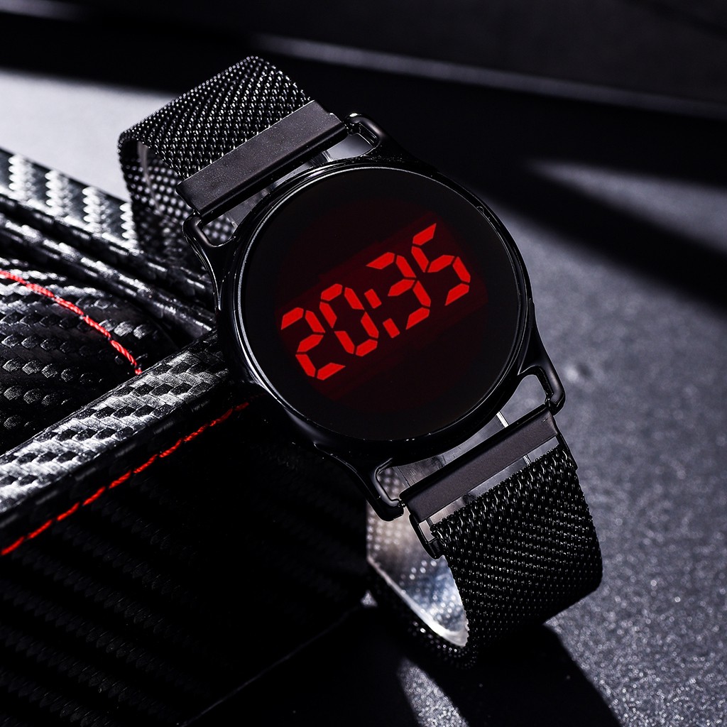 Đồng Hồ Điện Tử Nữ LVPAI Dây Dạng Lưới Phong Cách Thời Trang