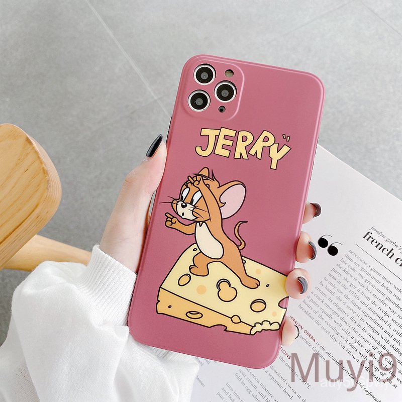 Tất Cả Đều Tại ChỗCouple Shell IPhone Case Ins Personality Creative Fashion Cartoon Funny Tom And Jerry Online Celebrity