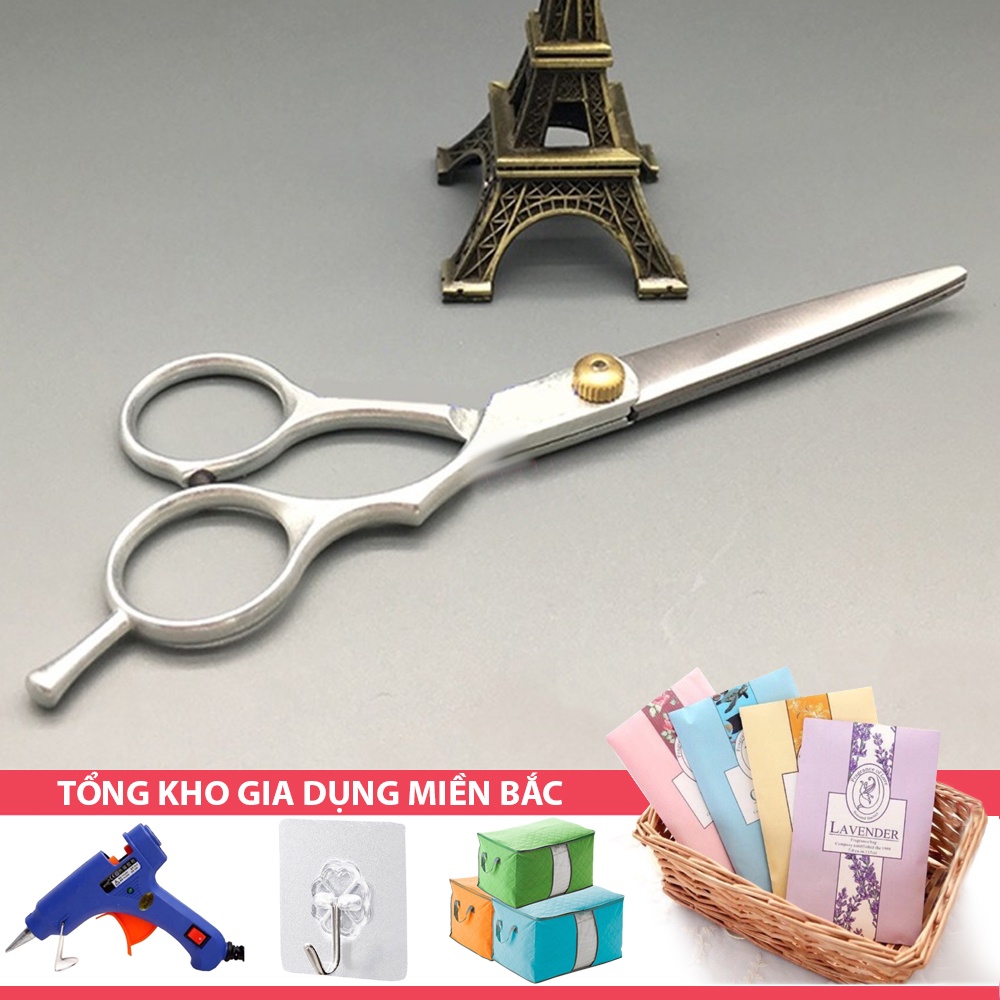 [Tặng Lược] Bán Sỉ Kéo Cắt Tạo Mẫu Tóc Nam Nữ Gia Đình KT01 - Kéo Kim Loại Siêu Bền Hớt Tóc Cho Bé