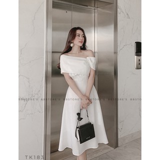 [BBSTORE'S] Đầm Trễ Vai Oshy - TK183