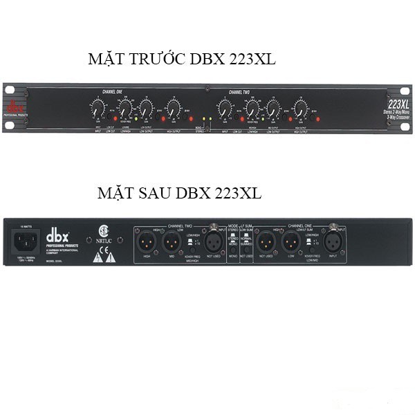 Phân tần Crossover dbx 223xl