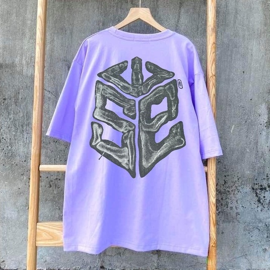 ÁO THUN TÍM - Áo thun tay lỡ form rộng Unisex 38-65kg Nam Nữ [VIDEO + ẢNH THẬT]