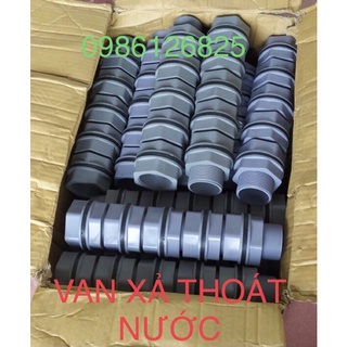Van xả bể bạt hdpe, van xả đáy bể bạt thoát nước