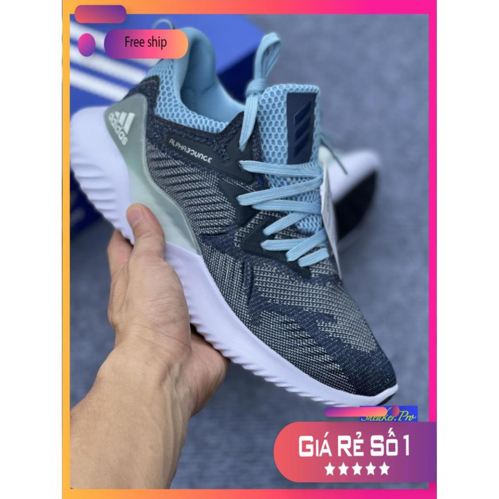 Giày thể thao sneaker nam nữ ALPHABOUNCE Beyond 2018 xanh | BigBuy360 - bigbuy360.vn