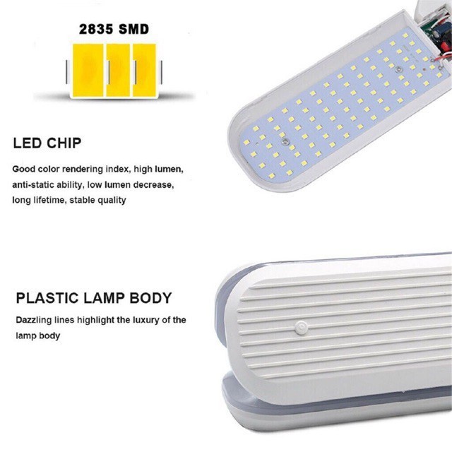 ĐÈN LED  HÌNH CÁNH QUẠT 60w - 4 cánh quạt