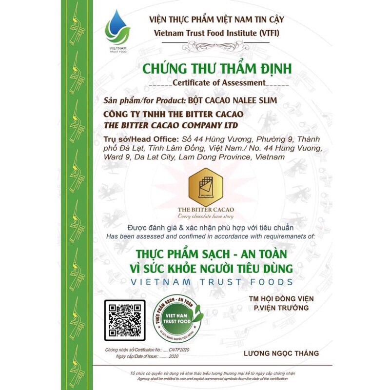 Cacao giảm cân Chuẩn chính Hãng icheck