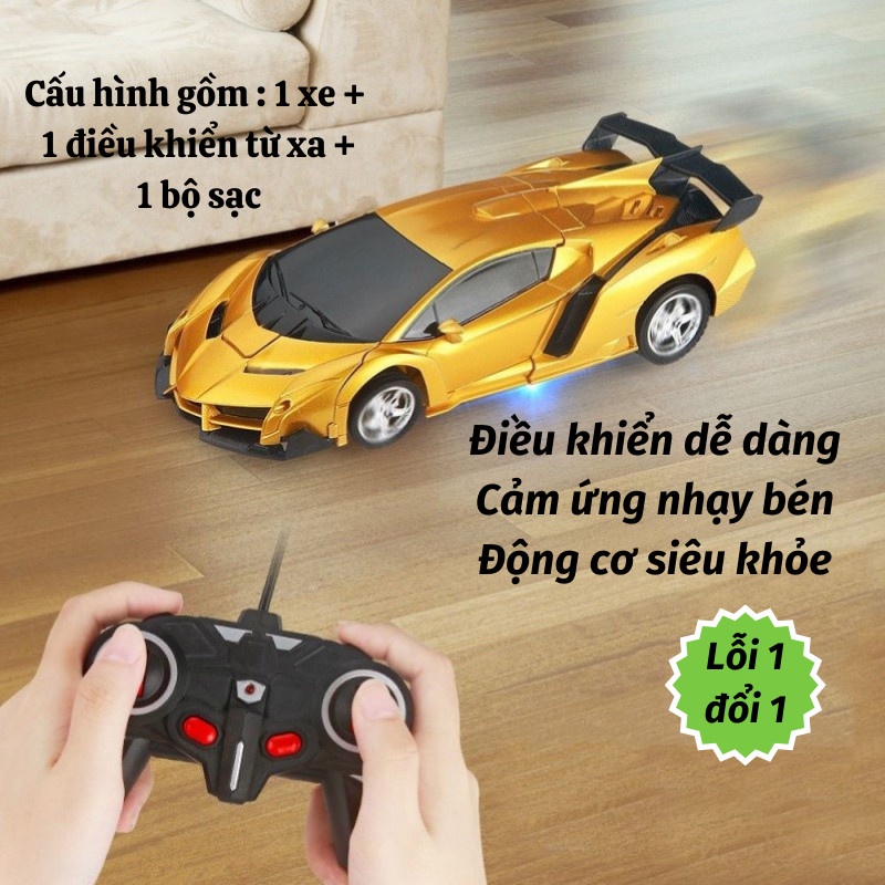 Ô Tô Đồ Chơi Xe Điều Khiển Từ Xa Lamborghini Có 4 Màu Khác Nhau Chạy Siêu Tốc Chức Năng Đa Dạng Cao Cấp TITAN STORE