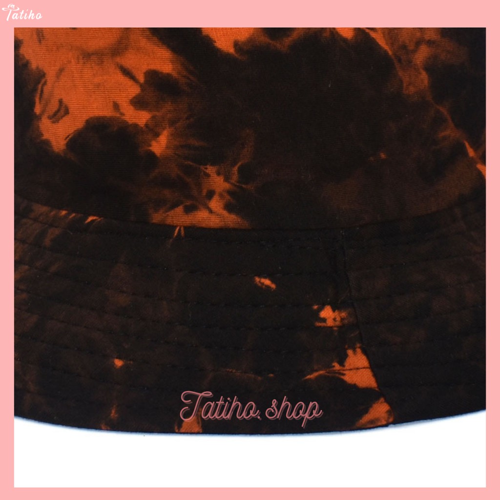 [Hàng Xịn, Giá Tốt] Nón Bucket (Mũ Trơn) Cao Cấp Unisex Màu Loang Phong Cách Hàn Quốc - Chất Liệu Cotton - Mã NV005