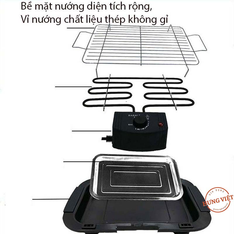 Bếp nướng điện không khói cao cấp