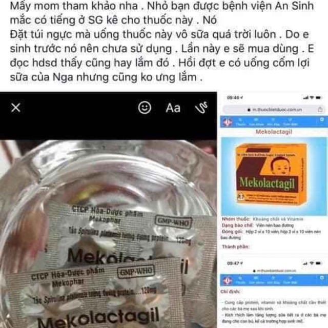 Sản phẩm lợi sữa