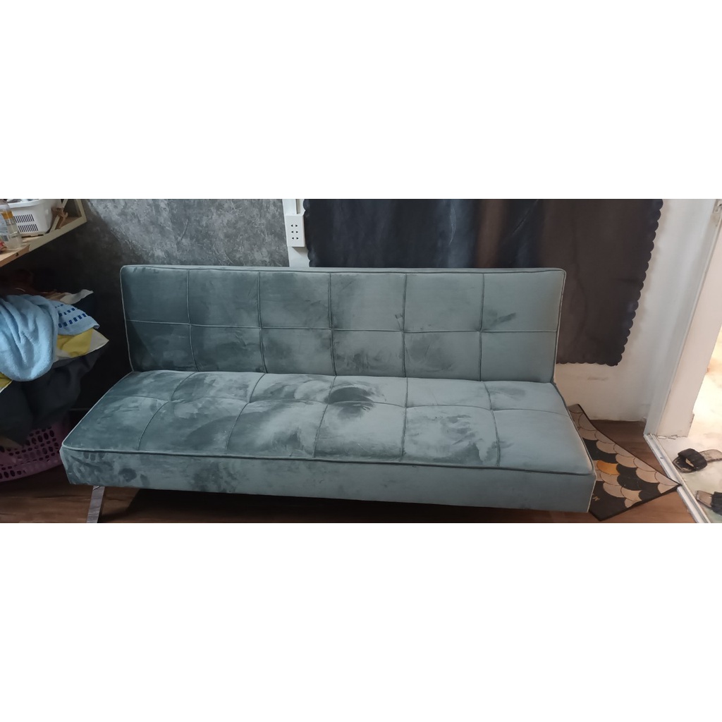 Ghế Sofa bed giường nằm Vải Nhung cao cấp Nội Thất HoFu, thư giãn 3 trong 1 tiện lợi không gian sống
