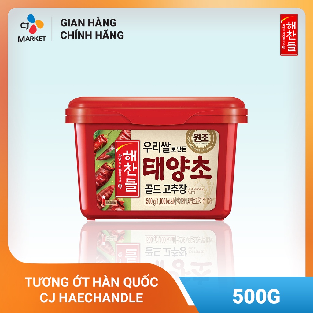 [Chỉ giao HCM] Tương ớt Hàn Quốc CJ Haechandle 500g - Nhập khẩu từ Hàn Quốc