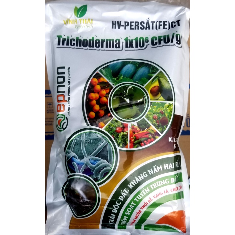 Chế phẩm sinh học Trichodema, xử lý nấm bệnh thối rễ, ủ phân chuồng