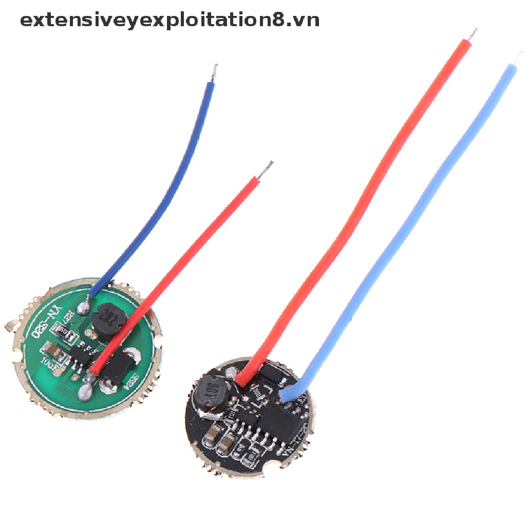 1 Chiếc Trình Điều Khiển Đèn Pin LED 3W 17mm / 20mm DC3.7V 1 Chế Độ 5 Chế Độ