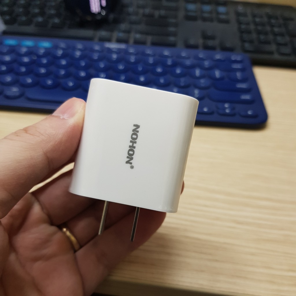 Củ sạc Nohon PD 20W chính hãng, cốc sạc PD siêu nhanh,dùng tốt cho iphone, samsung và xiaomi
