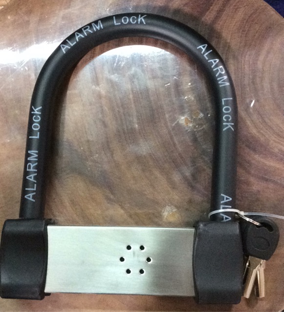 Khoá U chống trộm hiện đại Pad lock LK605 (Đen)