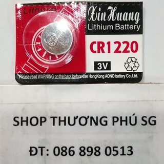 Pin Xin Huang CR1220-Lithium - 3V: DL1220, ECR1220, GPCR1220, SB-T13_Vĩ 1 VIÊN