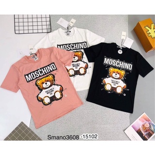 🎽 Áo Phông MOSCHINO in nhiệt hình gấu . Áo phông nam nữ mặc đôi.🌟